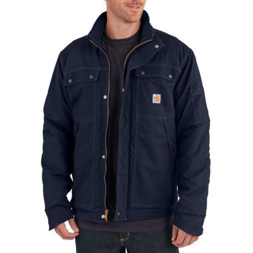 NWT Carhartt Full Swing FR Flame Resistant Jacket XL Tall Navy 102182-410 CAT‎ 3
